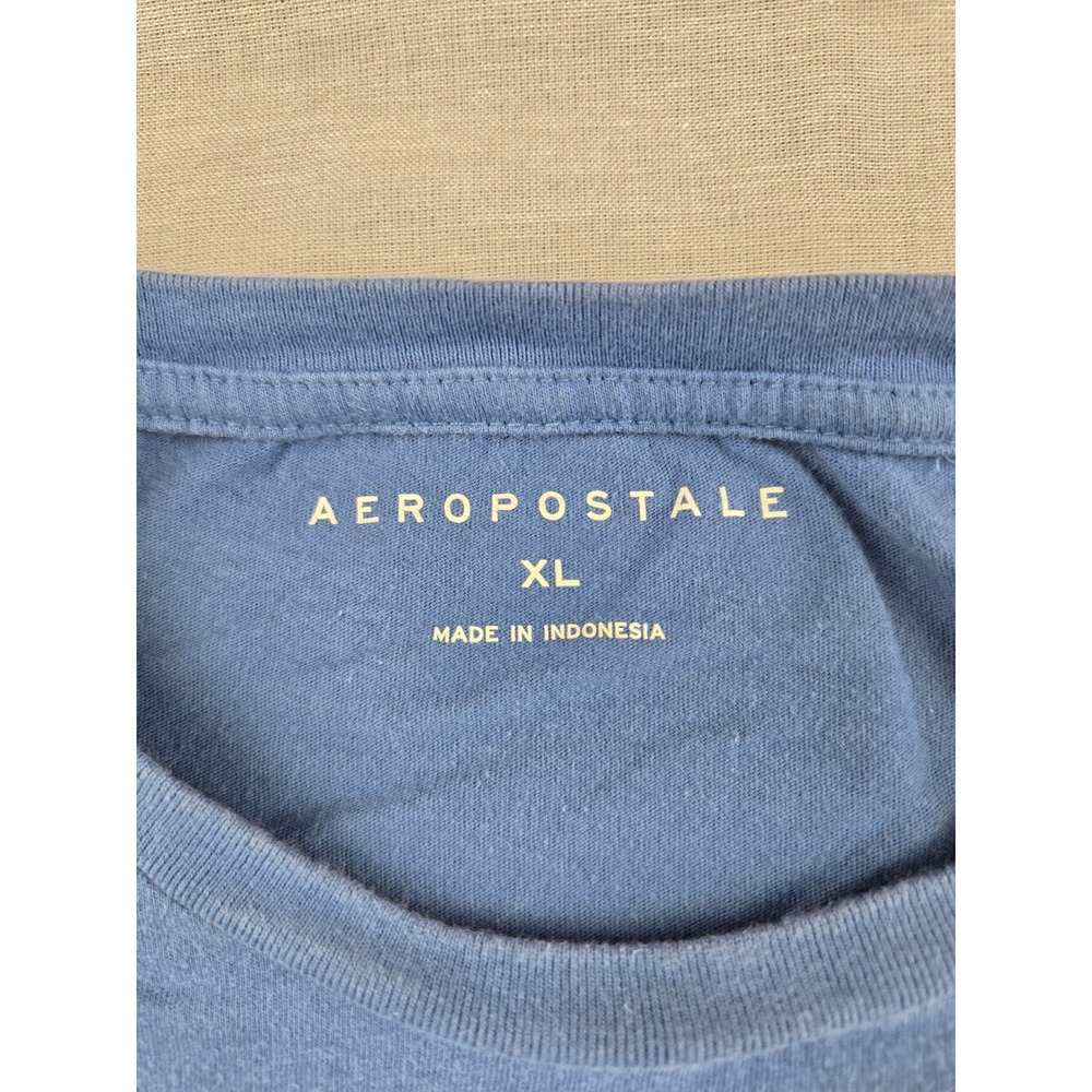Aeropostale‎ Mens XL Blue Graphic T-Shirt New York City NY East Coast Since 1987 - Picture 2 of 10